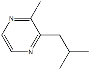 2-methyl-3-isobutylpyrazine Struktur