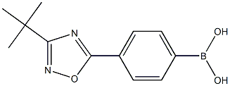 4-(3-tert-Butyl-1,2,4-oxadiazol-5-yl)phenylboronic acid ,97% Struktur