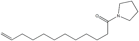 1-(11-Dodecenoyl)pyrrolidine Struktur