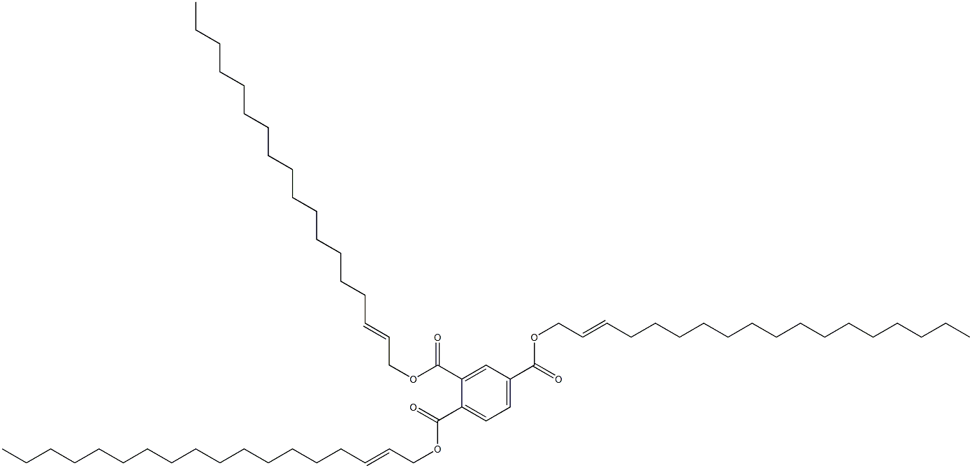 1,2,4-Benzenetricarboxylic acid tri(2-octadecenyl) ester Struktur