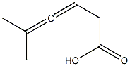 5-Methyl-3,4-hexadienoic acid Struktur