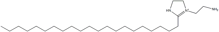 1-(2-Aminoethyl)-2-henicosyl-1-imidazoline-1-ium Struktur