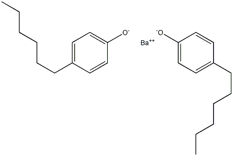 Barium bis(4-hexylphenolate) Struktur