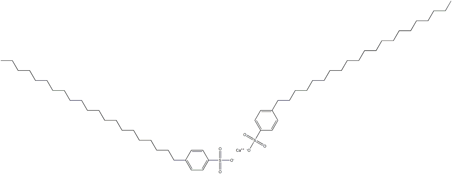 Bis(4-henicosylbenzenesulfonic acid)calcium salt Struktur