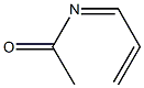 (Z)-N-(2-Propenylidene)acetamide Struktur