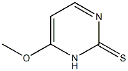 4-Methoxypyrimidine-2(3H)-thione Struktur