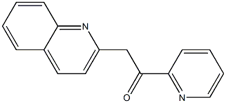 (Quinolin-2-yl)methyl 2-pyridinyl ketone Struktur