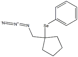 1-(Azidomethyl)-1-phenylselenocyclopentane Struktur