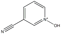 3-Cyano-1-hydroxypyridin-1-ium Struktur