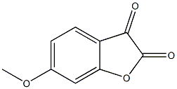 6-Methoxybenzofuran-2,3-dione Struktur