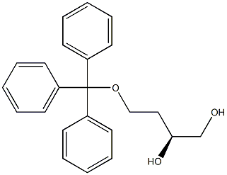 (S)-4-Trityloxy-1,2-butanediol Struktur