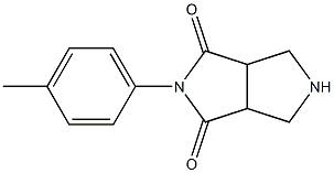 2-(4-Methylphenyl)tetrahydropyrrolo[3,4-c]pyrrole-1,3(2H,5H)-dione Struktur