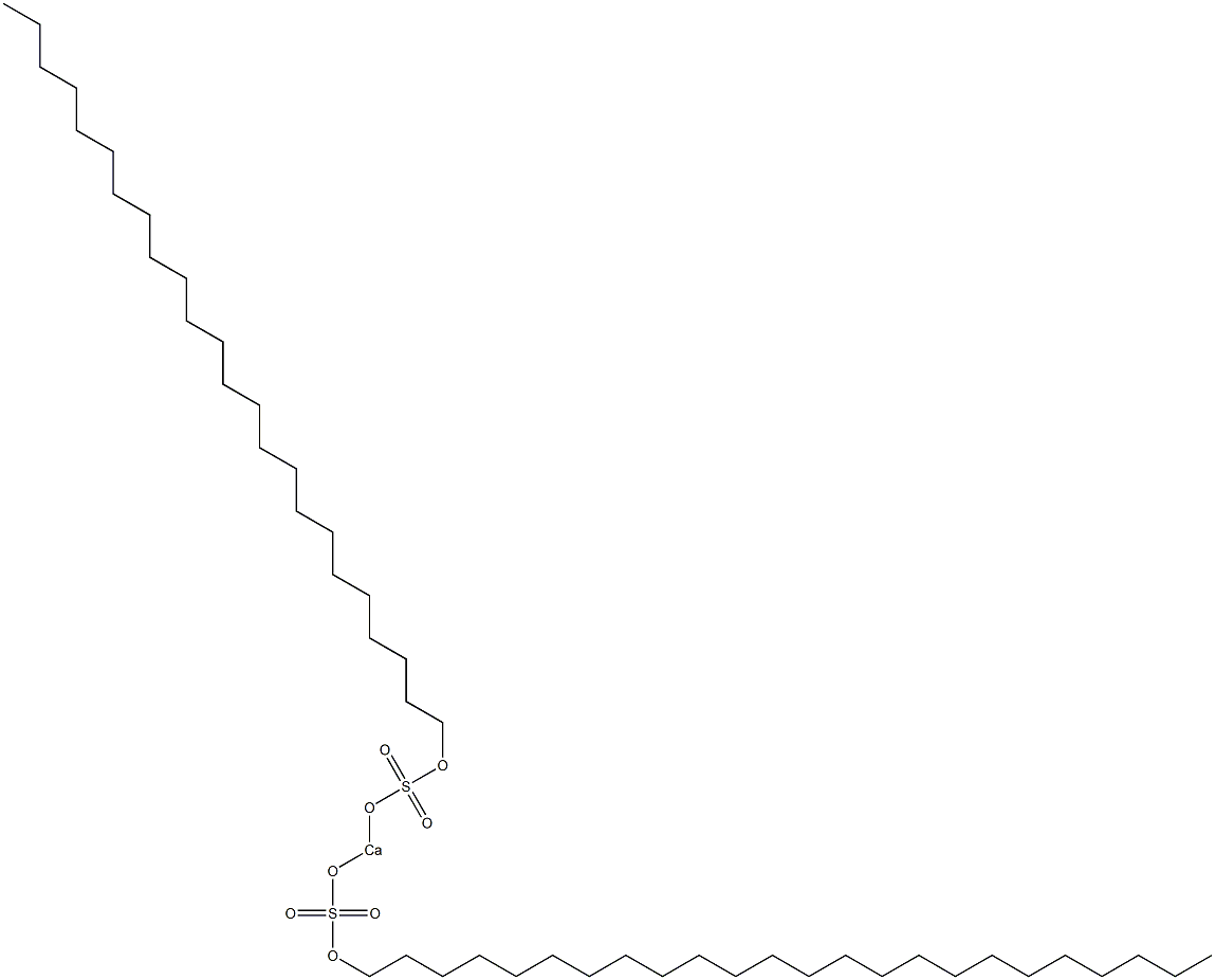 Bis(tetracosyloxysulfonyloxy)calcium Struktur