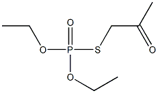 Thiophosphoric acid O,O-diethyl S-(2-oxopropyl) ester Struktur