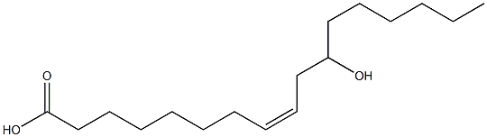 (Z)-11-Hydroxy-8-heptadecenoic acid Struktur