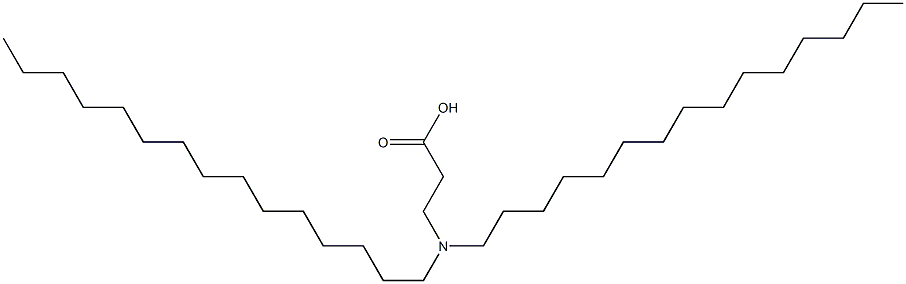 3-(Dipentadecylamino)propanoic acid Struktur