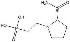 N-(2-Phosphonoethyl)-L-prolinamide Struktur