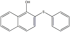 2-Phenylthio-1-naphthol Struktur