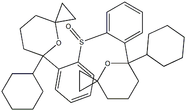 (2-Cyclohexyl-1-oxaspiro[5.2]octan-2-yl)phenyl sulfoxide Struktur