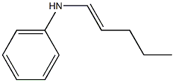 N-(1-Pentenyl)aniline Struktur