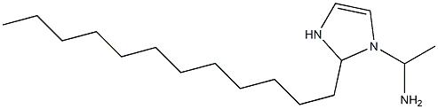 1-(1-Aminoethyl)-2-dodecyl-4-imidazoline Struktur