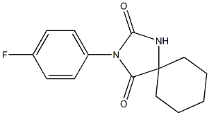 2-(4-Fluorophenyl)-2,4-diazaspiro[4.5]decane-1,3-dione Struktur