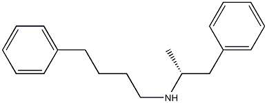 N-[(R)-1-Methyl-2-phenylethyl]-4-phenylbutan-1-amine Struktur