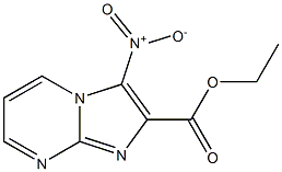 3-Nitroimidazo[1,2-a]pyrimidine-2-carboxylic acid ethyl ester Struktur