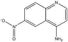 6-Nitro-4-quinolinamine Struktur