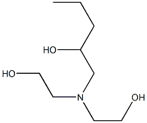 1-[Bis(2-hydroxyethyl)amino]-2-pentanol Struktur