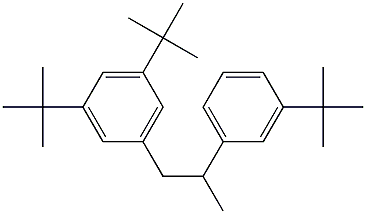 1-(3,5-Di-tert-butylphenyl)-2-(3-tert-butylphenyl)propane Struktur