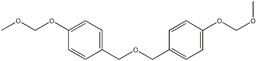 Bis[4-(methoxymethyloxy)benzyl] ether Struktur