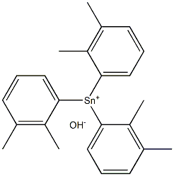 Tri-2,3-xylyltin(IV) hydroxide Struktur