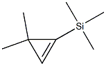 1-Trimethylsilyl-3,3-dimethylcyclopropene Struktur