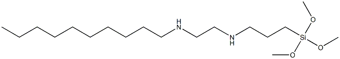 3-(Trimethoxysilyl)-N-[2-(decylamino)ethyl]propan-1-amine Struktur