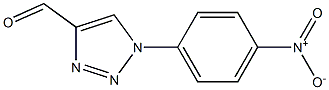 1-(4-Nitrophenyl)-1H-1,2,3-triazole-4-carbaldehyde Struktur