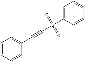 1-(Phenylsulfonyl)-2-phenylethyne Struktur