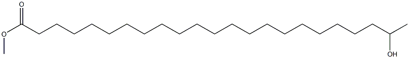 22-Hydroxytricosanoic acid methyl ester Struktur