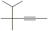 4,4,5-Trimethyl-2-hexyne Struktur