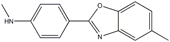 2-[4-(Methylamino)phenyl]-5-methylbenzoxazole Struktur