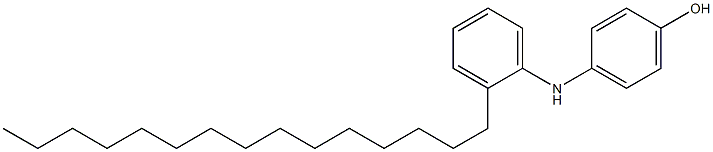 2'-Pentadecyl[iminobisbenzen]-4-ol Struktur