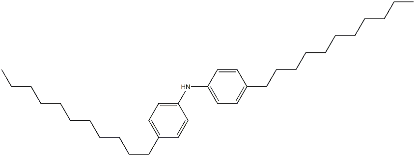 Bis(4-undecylphenyl)amine Struktur