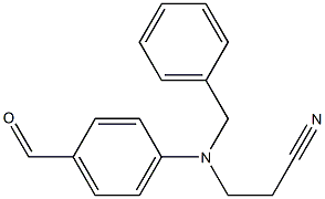 4-[N-(2-Cyanoethyl)-N-benzylamino]benzaldehyde Struktur