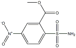 5-Nitro-2-sulfamoylbenzoic acid methyl ester Struktur