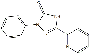 2-Phenyl-5-(2-pyridinyl)-2H-1,2,4-triazol-3(4H)-one Struktur