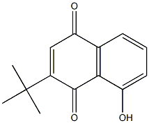 2-tert-Butyl-8-hydroxynaphthalene-1,4-dione Struktur