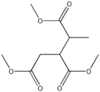 Butane-1,2,3-tricarboxylic acid trimethyl ester Struktur