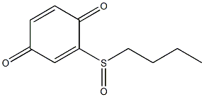 2-(Butylsulfinyl)-p-benzoquinone Struktur