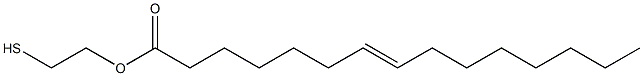 7-Pentadecenoic acid 2-mercaptoethyl ester Struktur