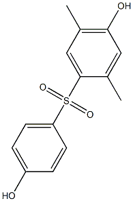 4,4'-Dihydroxy-2,5-dimethyl[sulfonylbisbenzene] Struktur